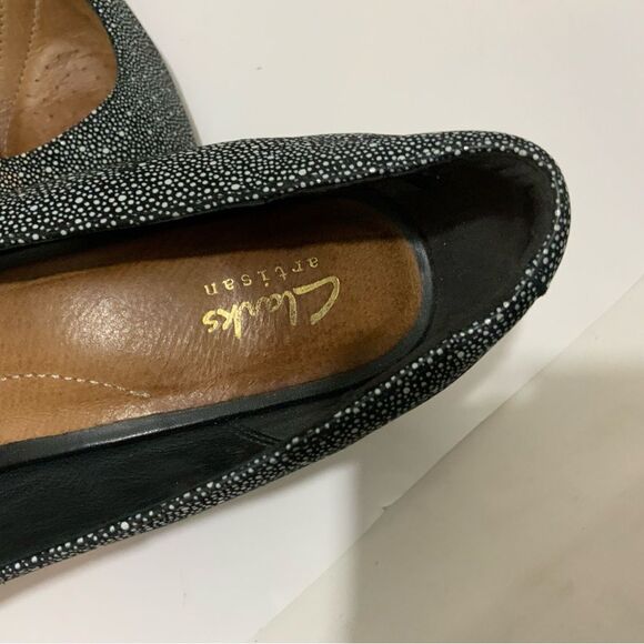 Clarks shoes Women's Heavenly Maze Black Nubuk Sz. 10M - Picture 5 of 12